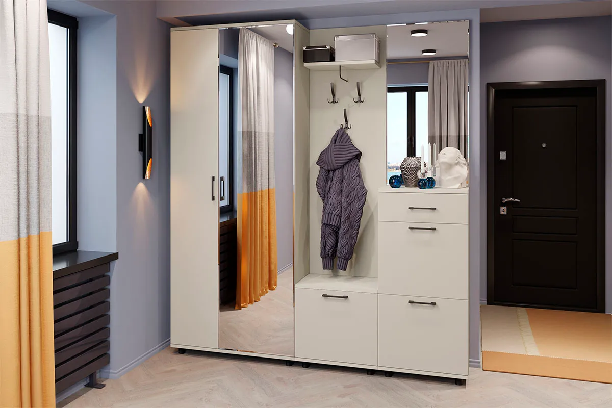 Тумба ТБ-5003-СК-КМ (Серый Кашемир/Кашемир Матовый) — Мебель-центр Озерцо