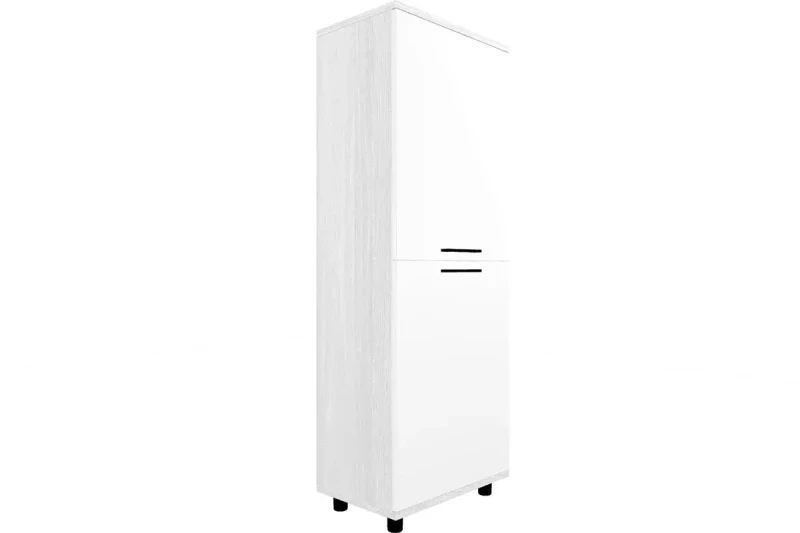 Шкаф многоцелевой ШК-5087-СЯ-БГ (Снежный Ясень/Белый Бриллиант Глянцевый) в мебель-центре Озерцо