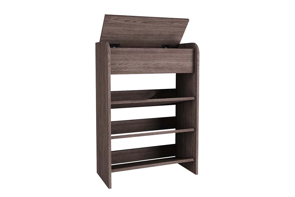 Обувница Бриз 13 (Анкор тёмный) — Мебель-центр Озерцо