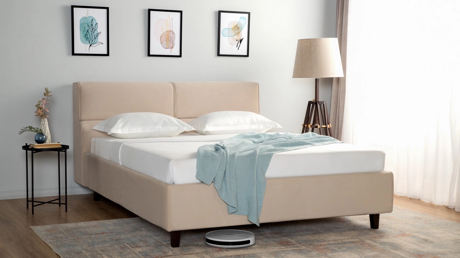 Кровать с подъемным механизмом Flavia ткань Sky Velvet 03 200x200 - купить в Озерце