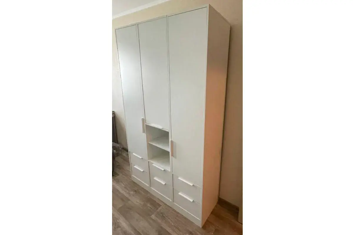 Шкаф для белья Марли (Белый) в мебель-центре Озерцо