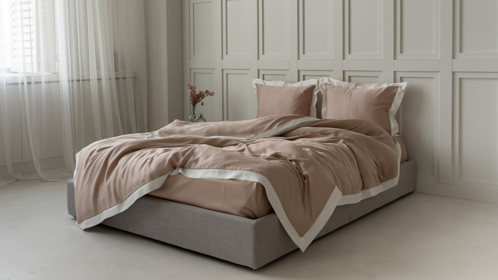 Постельное белье Exclusive Five Stars Cream 200x220 в мебель-центре Озерцо