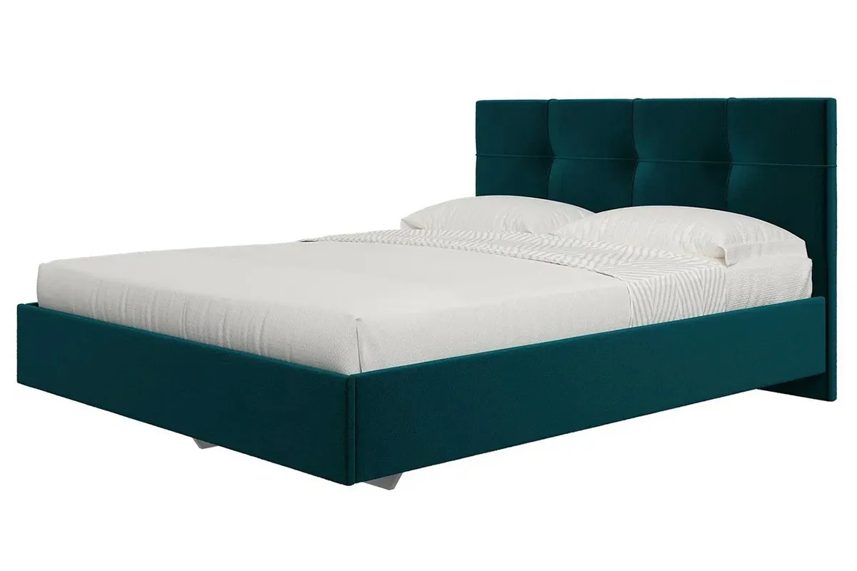 Кровать Kapriz с ПМ 160х200 (Newtone Emerald / Зеленый) - купить в Озерце