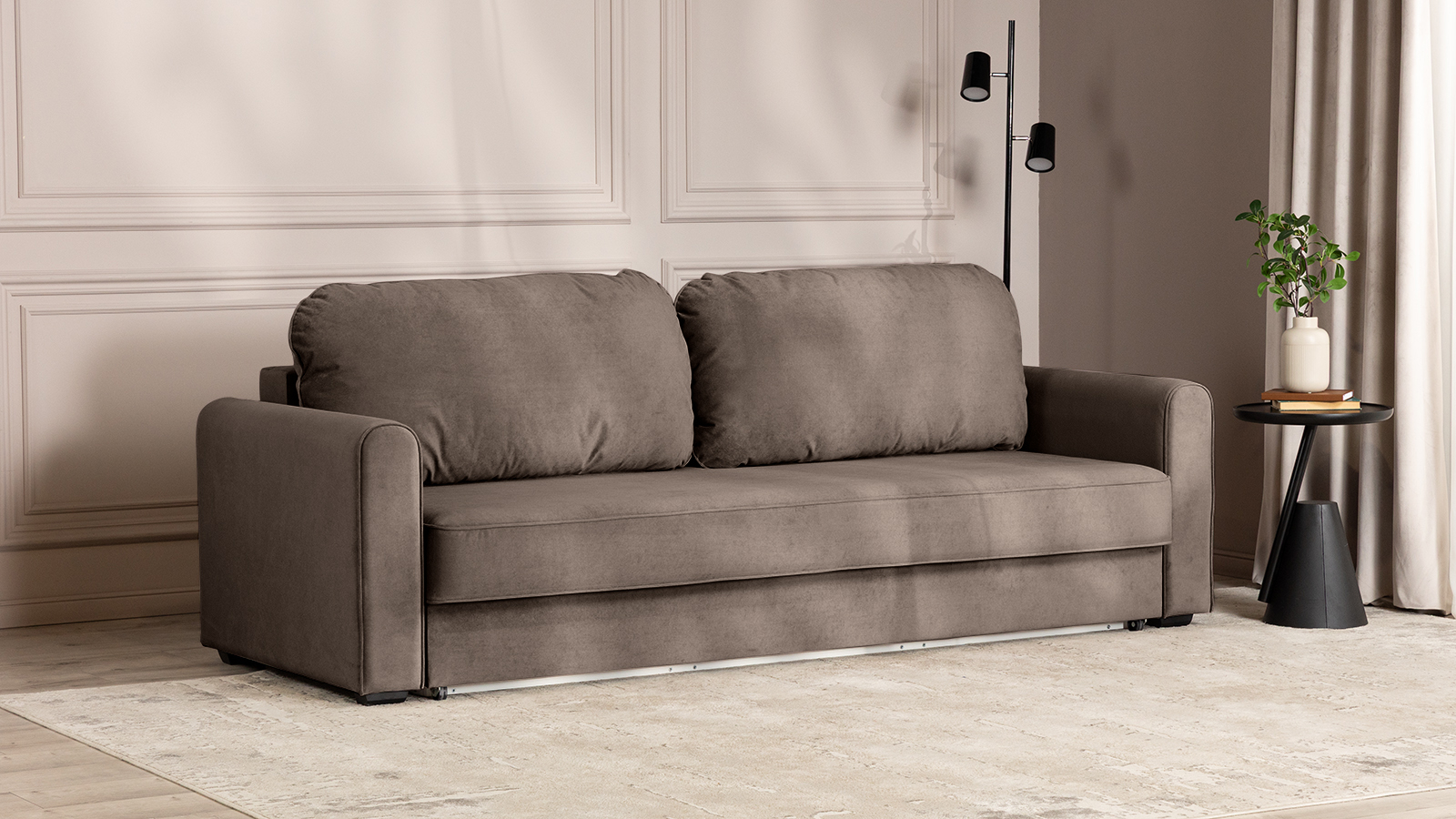 Диван -кровать Magni ткань Sky Velvet 02 96x233 — купить в Озерце