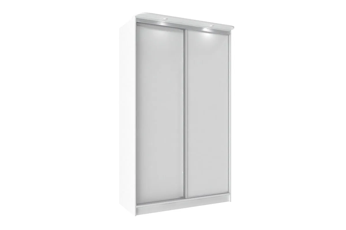 Шкаф-купе 1350 Домашний ЛДСП/ЛДСП (Белый) в мебель-центре Озерцо