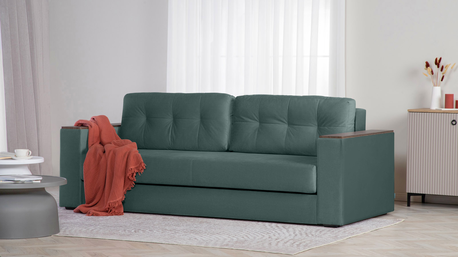 Диван Loko Pro Тк. Casanova Seawave 113x243 — купить в Озерце