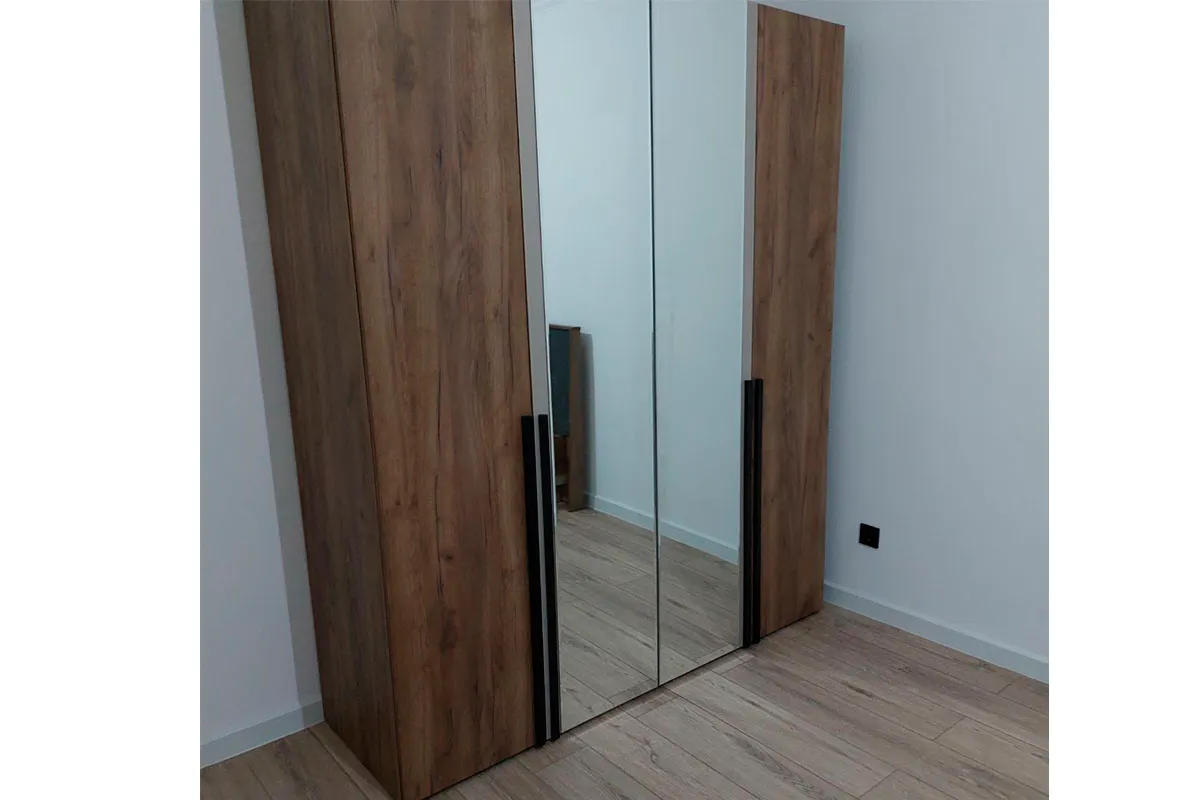 Шкаф 4-дверный Кара 8 (Дуб Табачный Craft) в мебель-центре Озерцо