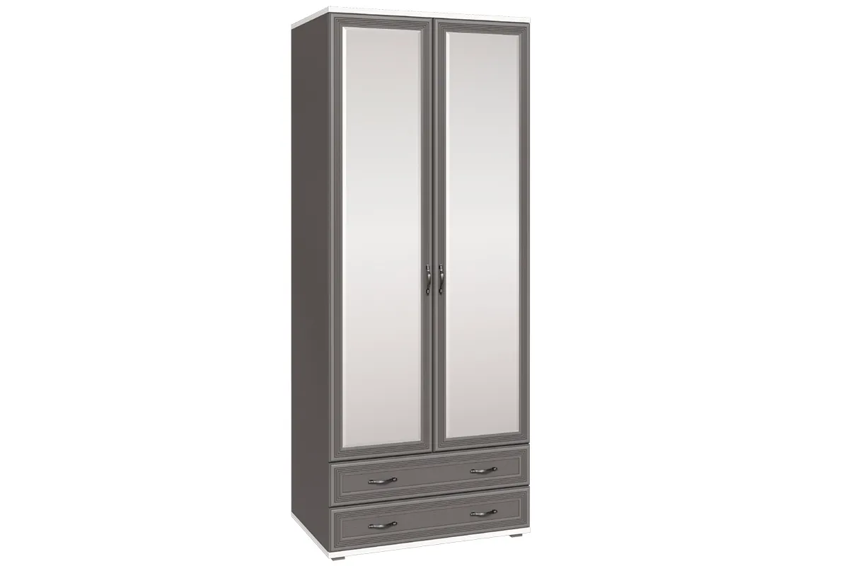 Готовый комплект для спальни СК-1018-СЯ-СО-В (Снежный Ясень/Серый Оникс/Велюр) - купить в Озерце