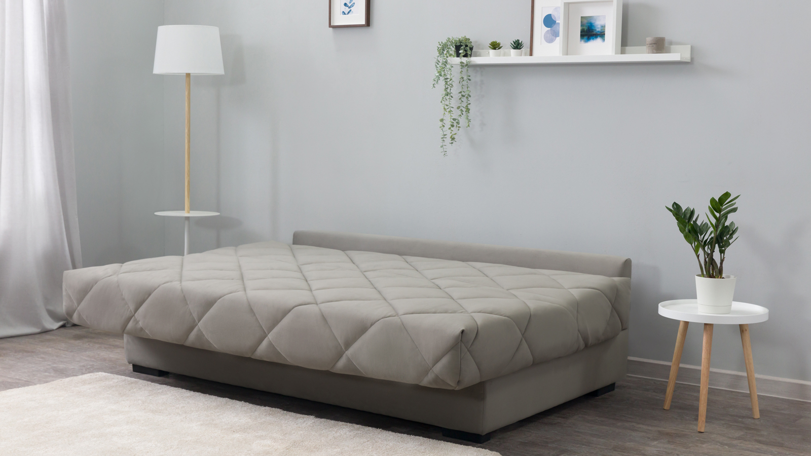 Диван Vega Nova Sky velvet 08 с коробом для белья 128x197 — купить в Озерце