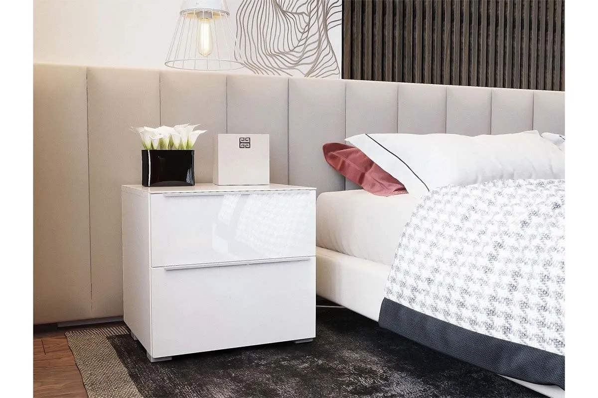 Тумба Интро 3 (Белый глянец с порами) - заказать на Ozerco.com Тумба Интро 3 (Белый глянец с порами) — Мебель-центр Озерцо