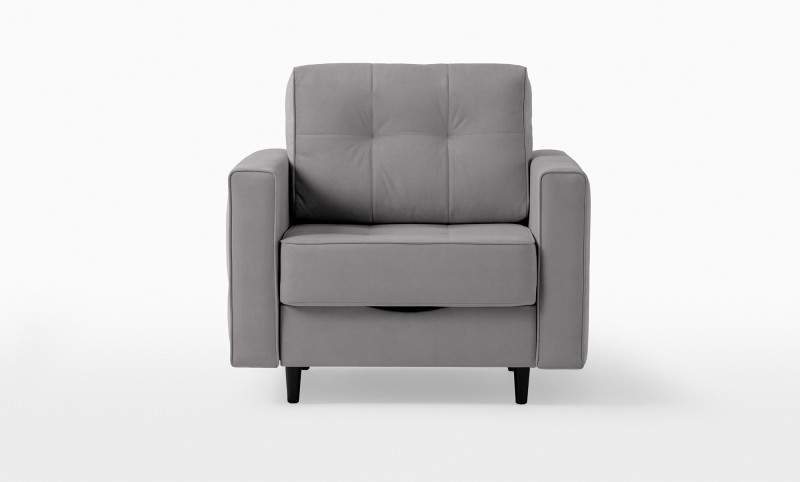 Кресло -кровать Amani Pro, ткань Sky Velvet 18 (подлокотник: 15 см) — купить в Озерце