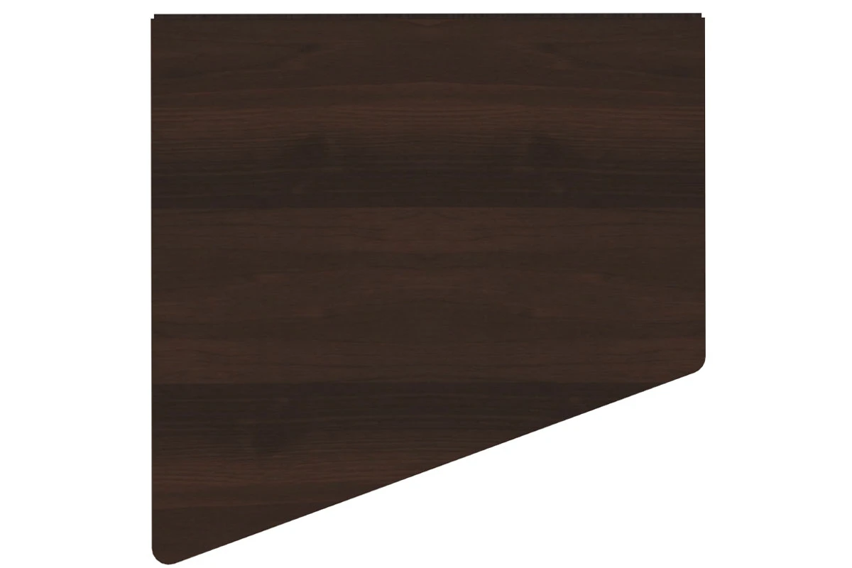 Шкаф для книг со скосом вправо Sherlock 35 (Орех шоколадный) в мебель-центре Озерцо
