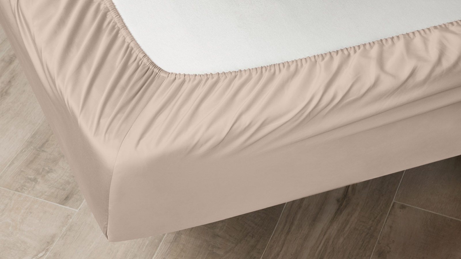 Простынь на резинке Askona Lite Home, цвет Топленое молоко 120x200 в мебель-центре Озерцо