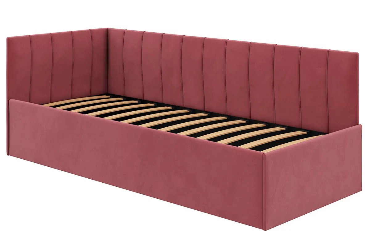 Кровать Мика с ПМ 90х200 универсальная Newtone ROSE (Розовый) - купить в Озерце