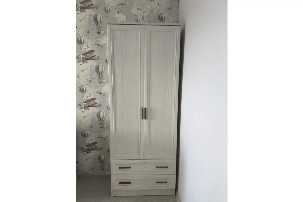 ПРИНЦЕССА Шкаф комбинированный выдв. штанга+полки (2 ящика) Астрид в мебель-центре Озерцо