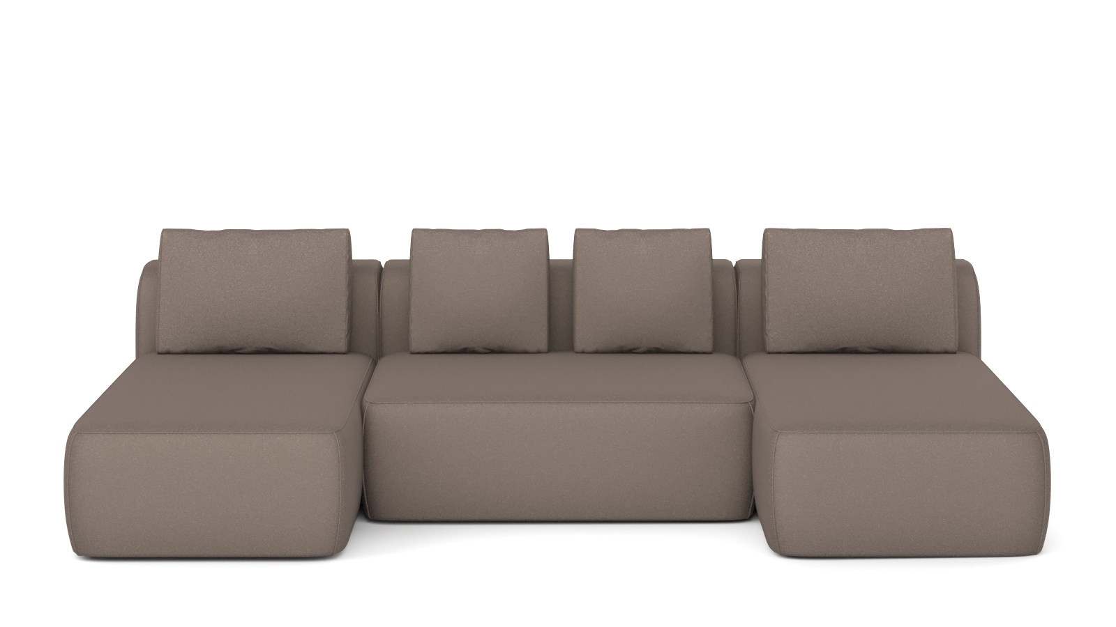 Диван модульный 3-секционный Molto 125+125+125 ткань Aura 03 147x300 — купить в Озерце