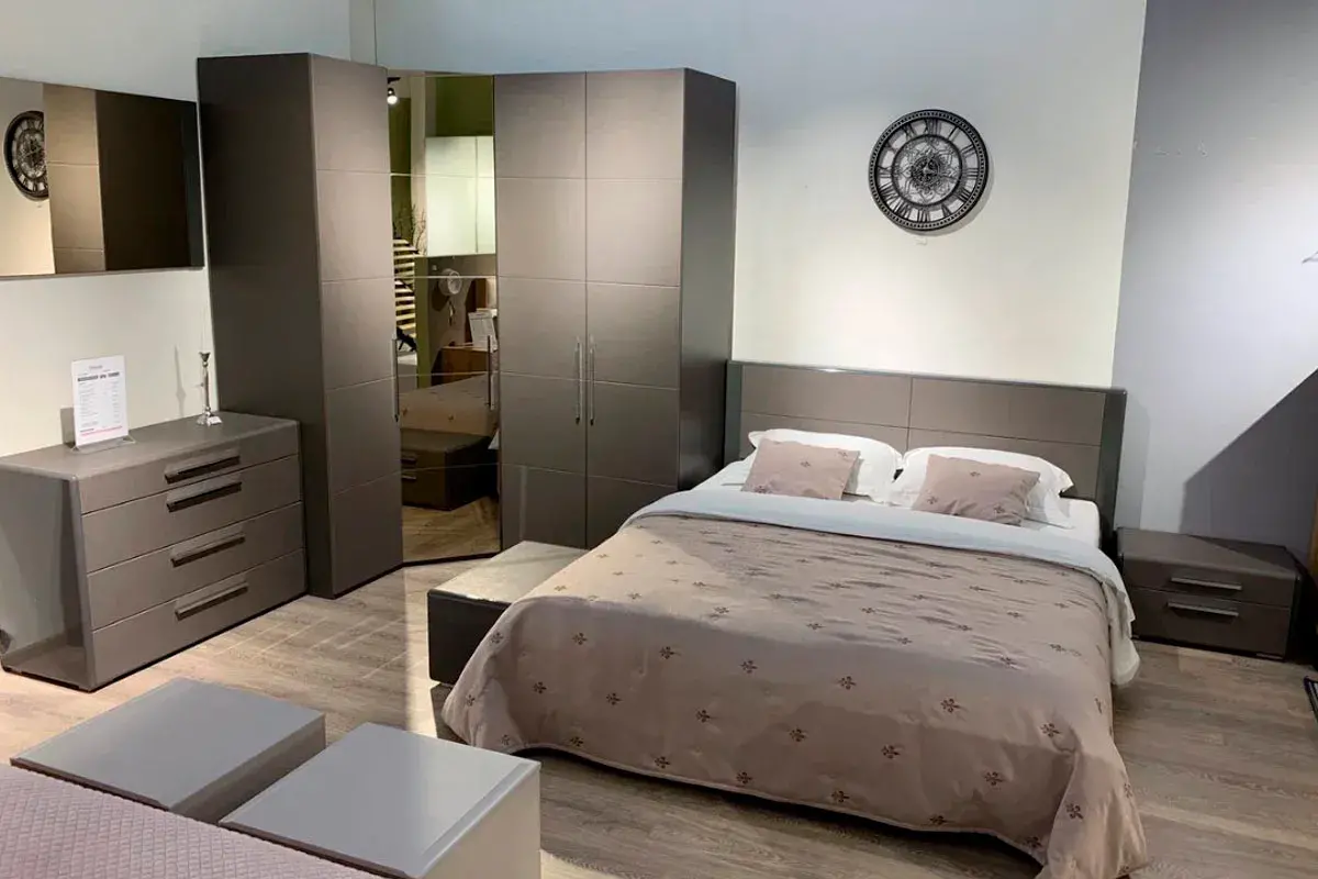 Двуспальная кровать Наоми с подъемным механизмом (Фон Серый/Джут) 160х200 - купить в Озерце