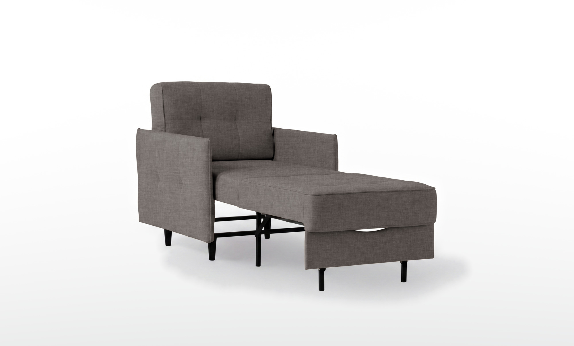 Кресло -кровать Amani Pro, ткань Lidot grey (подлокотник: 5 см) — купить в Озерце