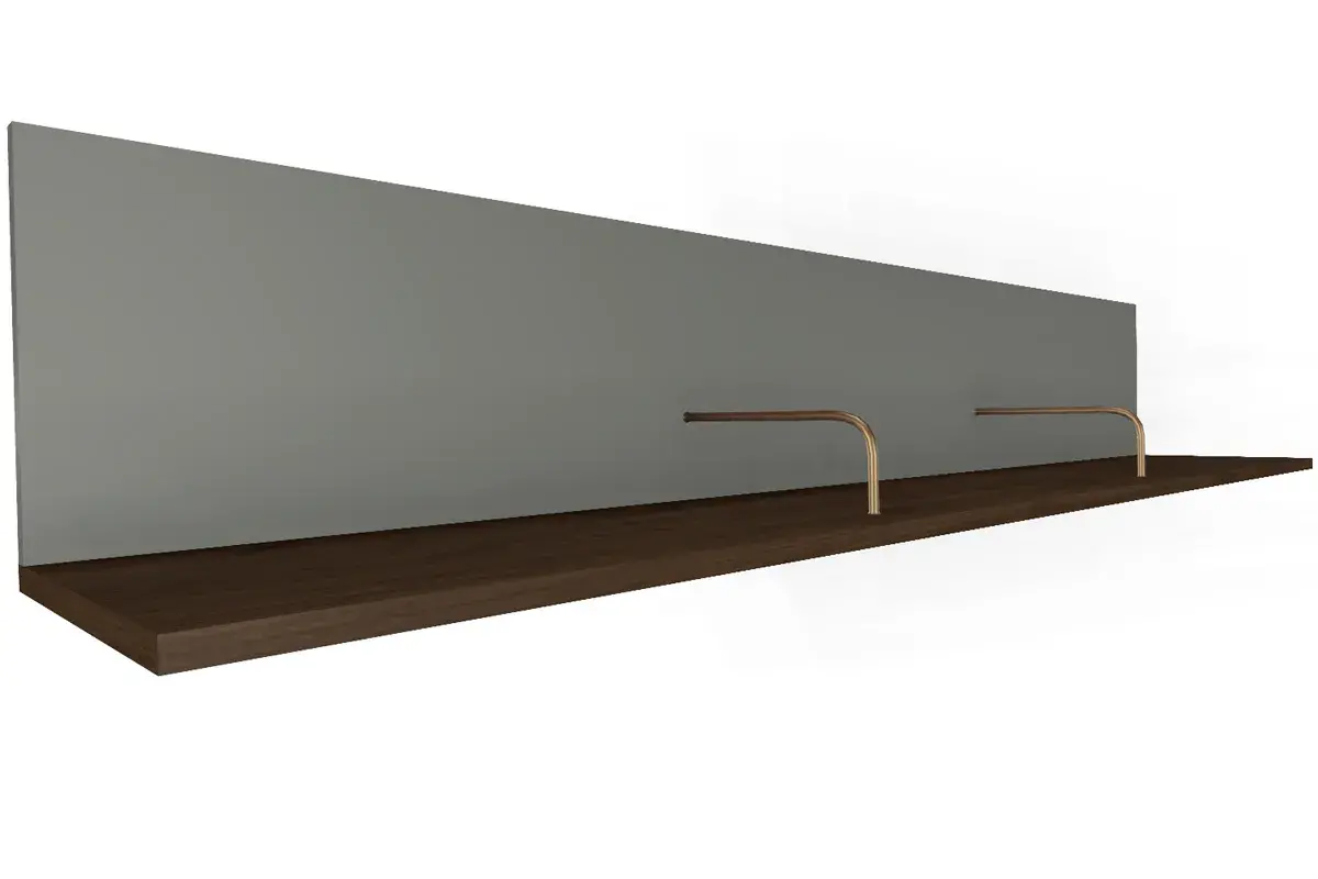 Гостиная Карина-12 (Гикори Джексон Темный/Серый Оникс) — Мебель-центр Озерцо