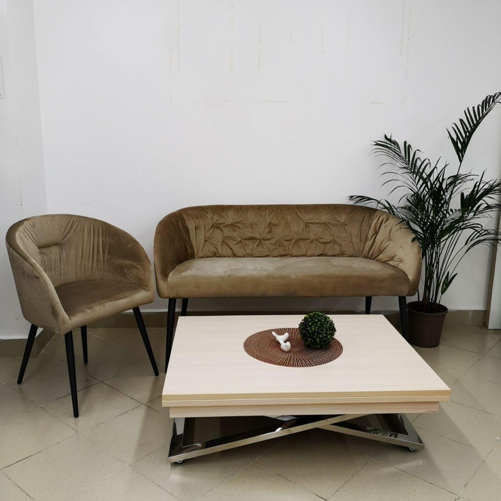 Стол-трансформер CROSS выбеленный дуб - купить в Озерце