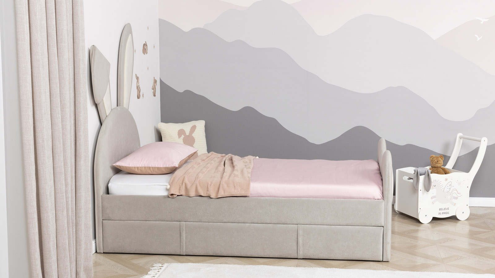 Ящик универсальный для мягкой кровати, Тк. Casanova Grey 80x200 - купить в Озерце