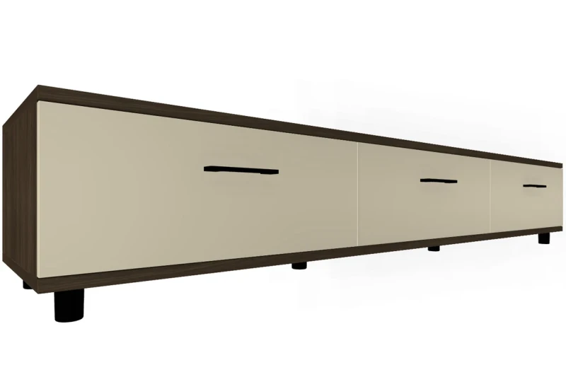 Тумба ТБ-5071-ГТ-КМ (Гикори Джексон Темный/Кашемир Матовый) — Мебель-центр Озерцо