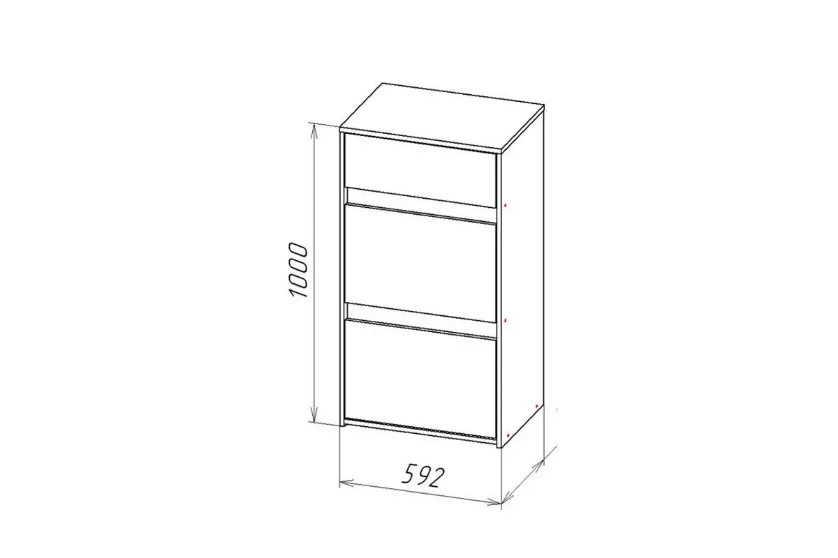 Прихожая Линда (Белый/Графит) — Мебель-центр Озерцо