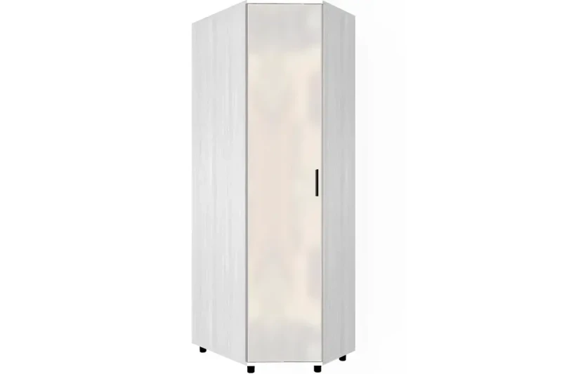 Шкаф угловой для одежды и белья ШК-5018-СЯ-ЛМ (Снежный Ясень/Латте Матовый) в мебель-центре Озерцо