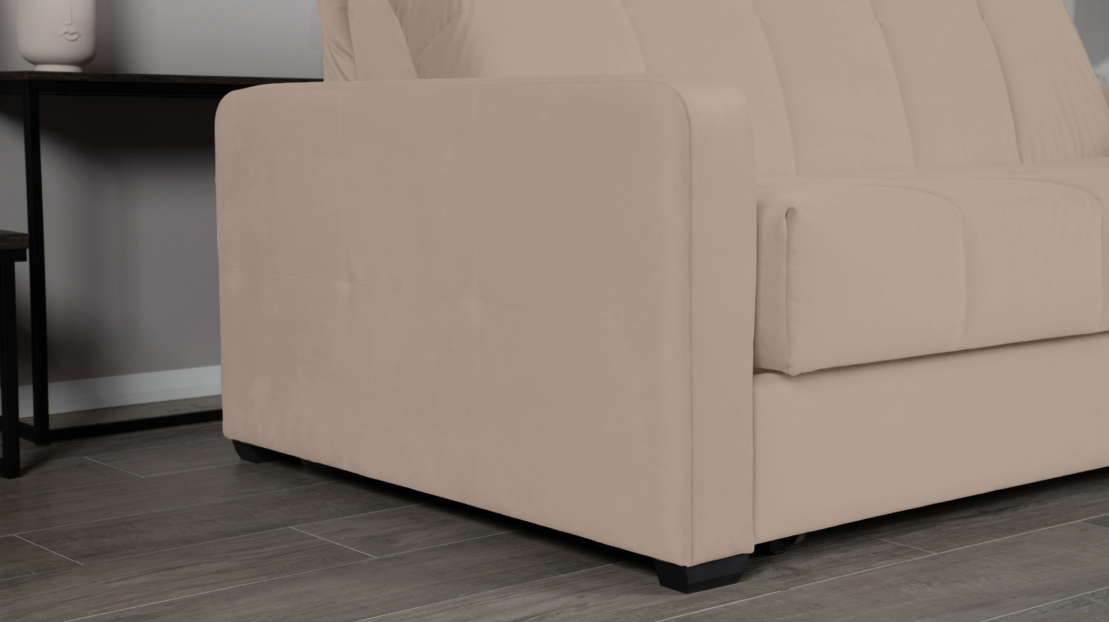 Диван - кровать Domo Pro стежка квадрат, ткань Sky Velvet 03 160x216 — в мебель-центре Озерцо