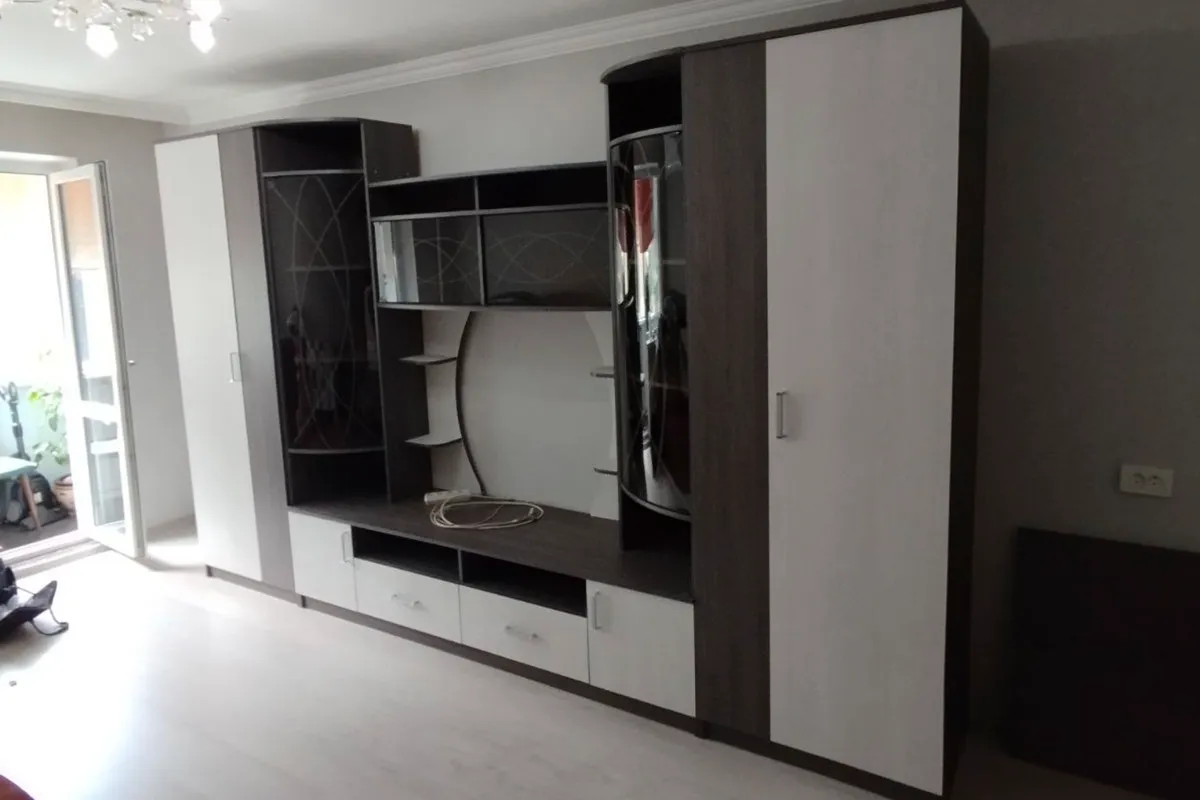 Гостиная ЦРК.ПЛР.01 Палермо-1 (Анкор темный/Анкор белый) — Мебель-центр Озерцо