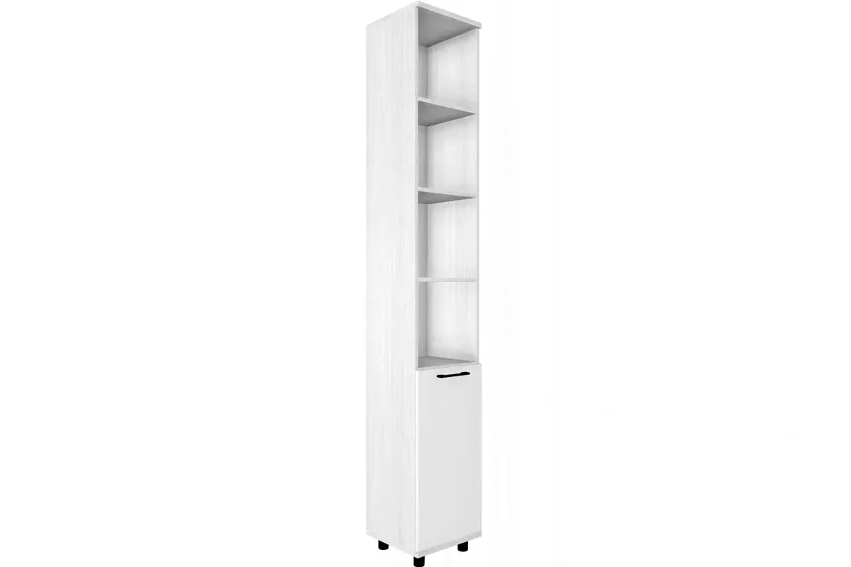 Детская Грейс композиция 6 (Снежный Ясень/Белый Бриллиант Глянцевый) — Мебель-центр Озерцо