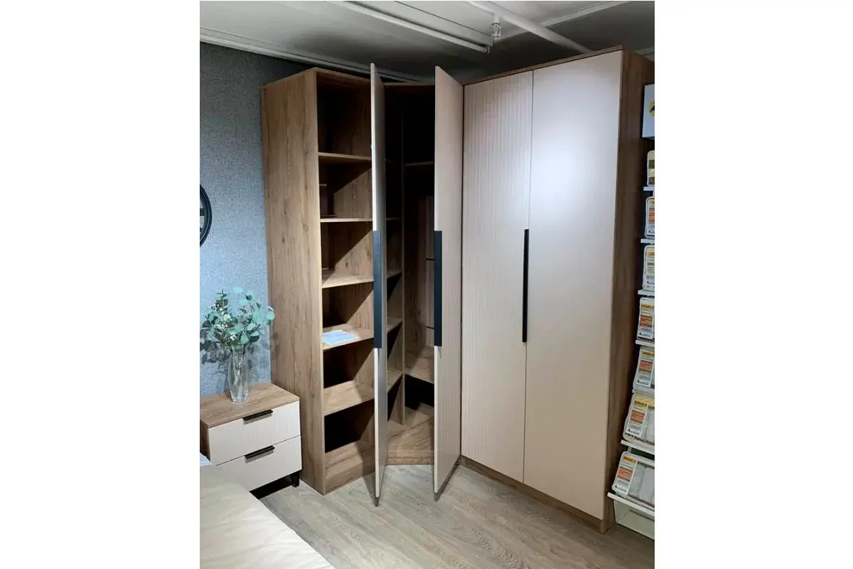 Шкаф 1-дверный для платья и белья Тоскана (Дуб Табачный/Бисквит) в мебель-центре Озерцо