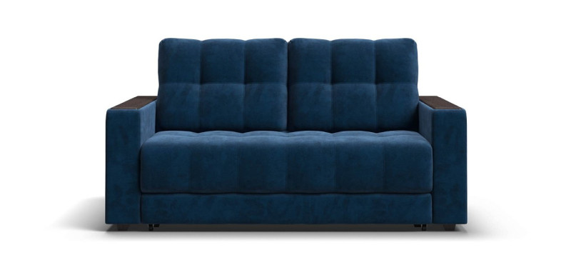 Босс Маркет двухместный диван Велюр Монолит синий — купить в Озерце