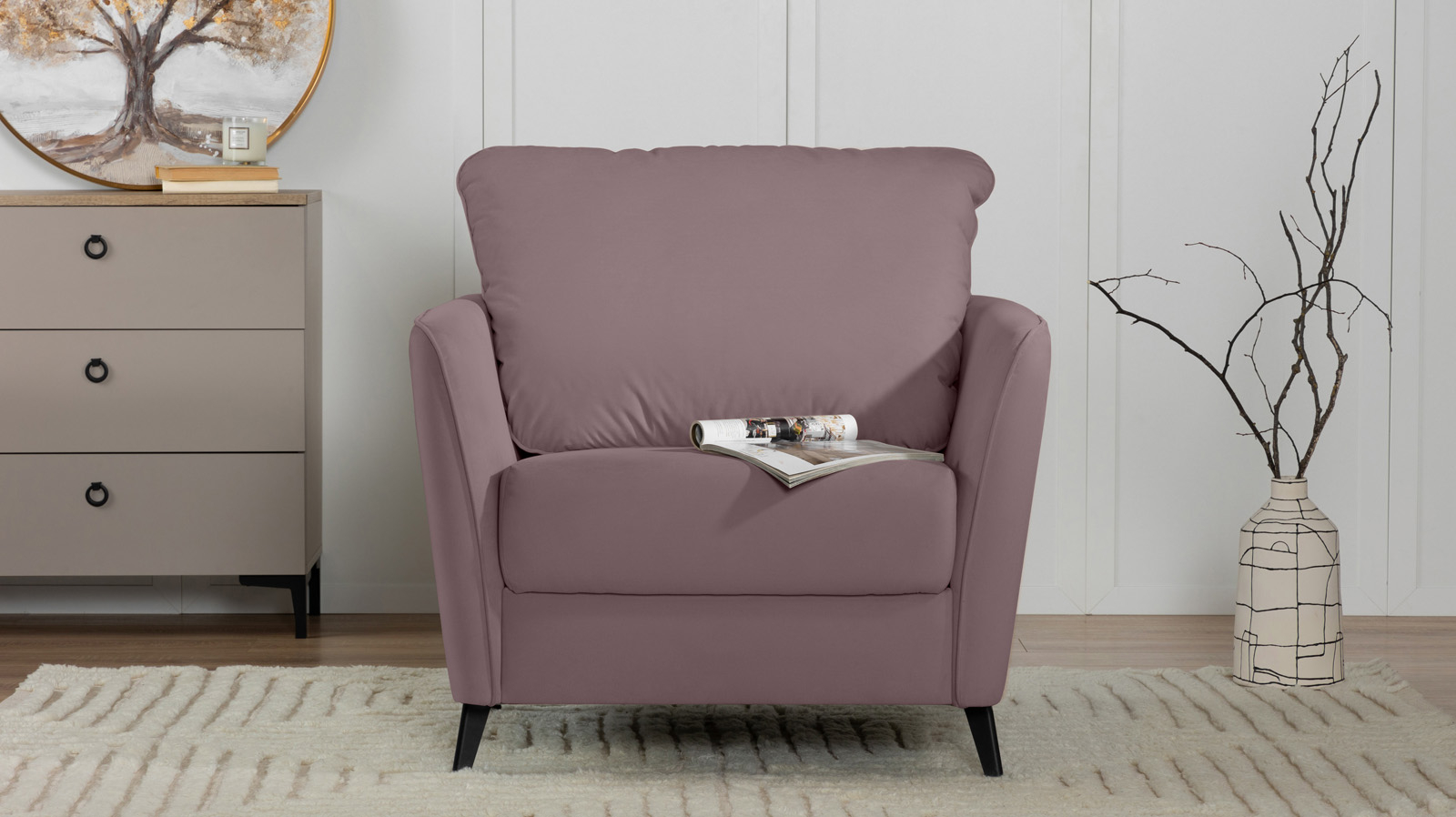 Кресло Laguna, Тк. Casanova Lilac 87x92.5 — купить в Озерце