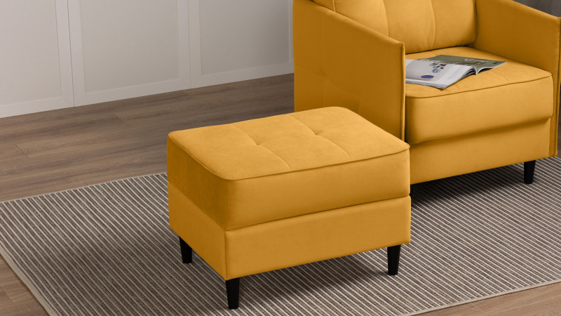 Пуф Amani Pro, Тк. Тк. Sky Velvet 30 53x68 — купить в Озерце