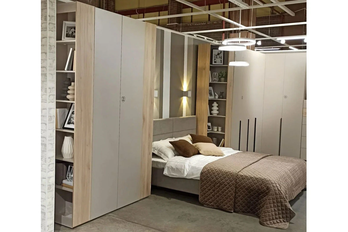 Кровать Мария МК 1.6 (Дымчато-серый) - купить в Озерце