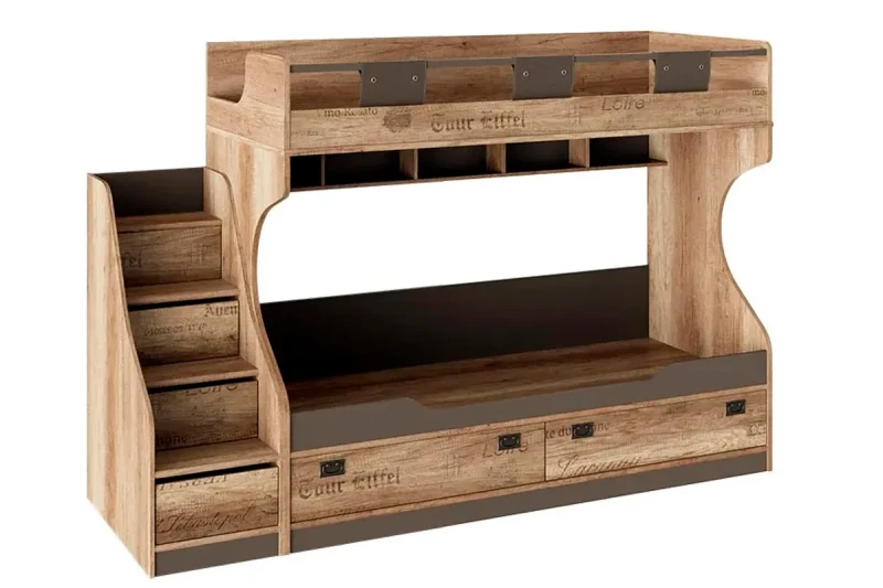 Кровать 2-х ярусная с приставной лестницей Пилигрим СМ-276.11.01 - купить в Озерце