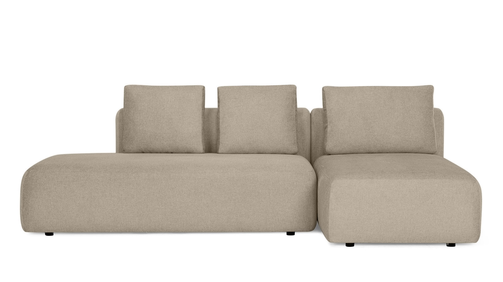 Диван модульный 2-секционный Molto 170+125 ткань Forte 03 147x258 — купить в Озерце