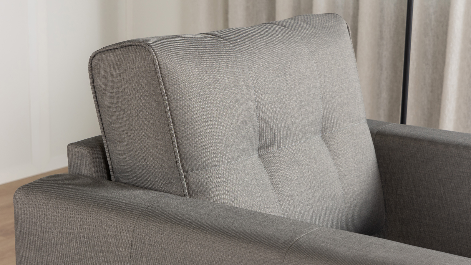 Кресло Amani Pro, Тк. Lidot grey (подлокотник: 15 см) 89x93.5 — купить в Озерце