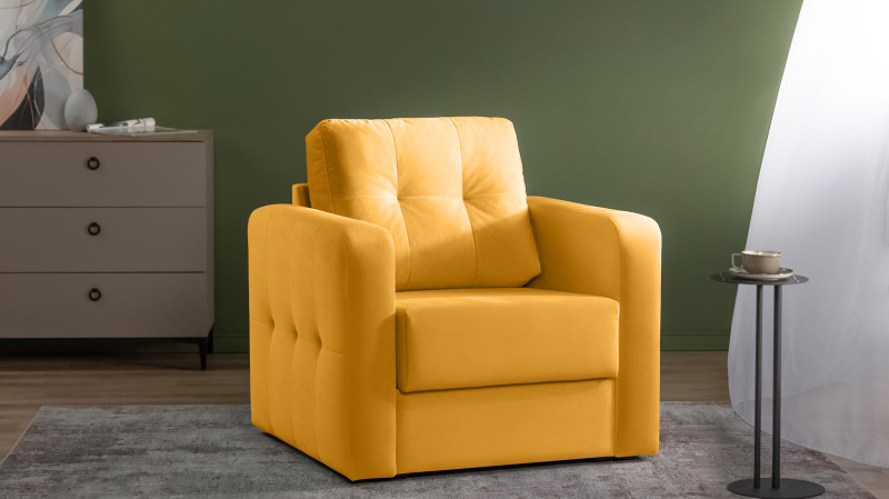 Кресло Loko Pro с широкими подлокотниками, Тк. Sky Velvet 30 85x95 — купить в Озерце