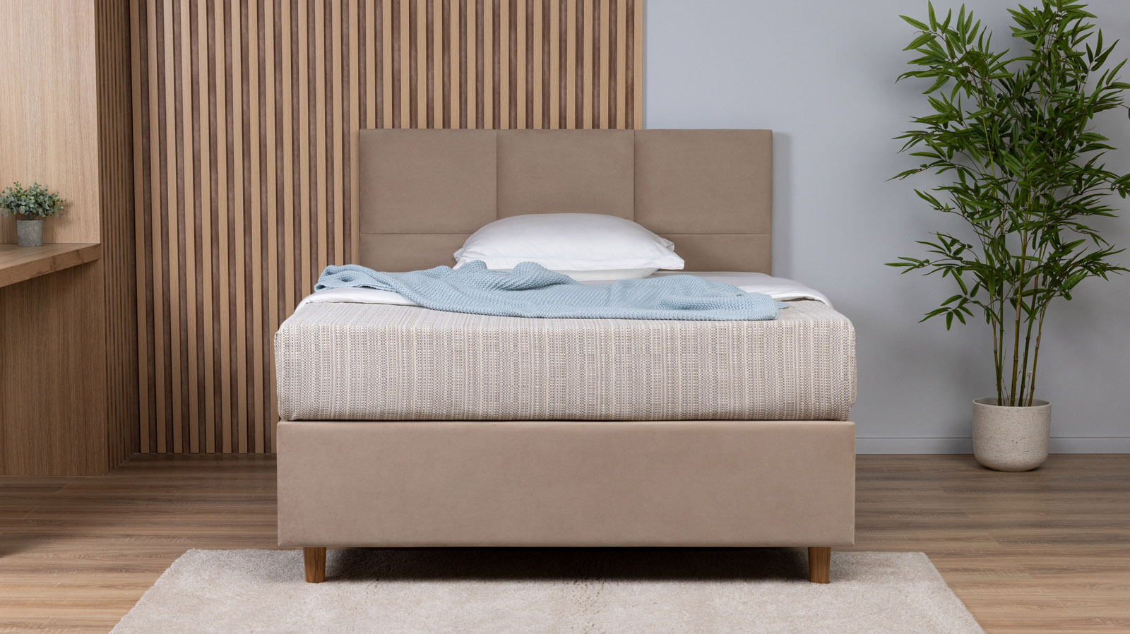 Кровать с подъемным механизмом Tess Ergo, ткань Casanova Grey, 160x200 - купить в Озерце