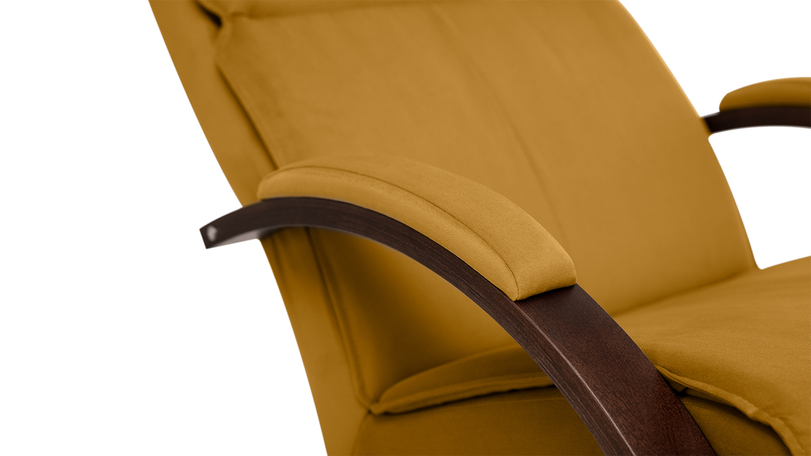 Кресло Lekko, ткань Sky Velvet 30 орех 68x90 — купить в Озерце