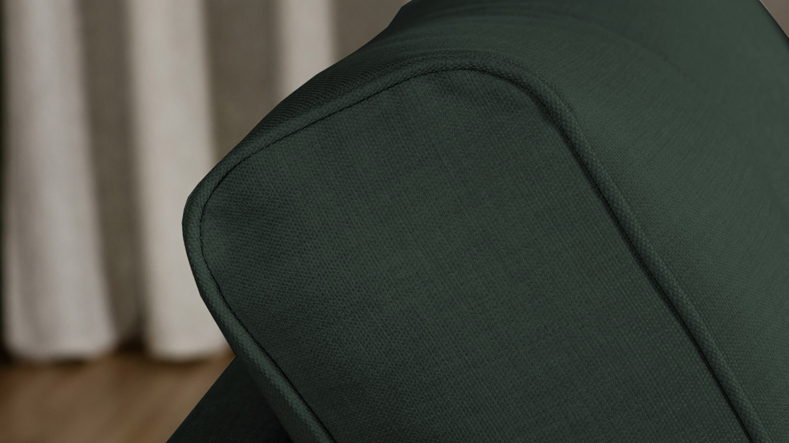 Кресло Amani Pro, Тк. Lidot green (подлокотник: 5 см) 73.5x89 — купить в Озерце