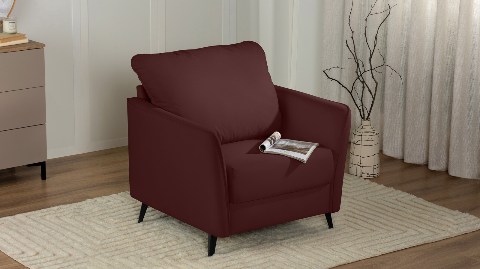 Кресло Laguna, Тк. Sky Velvet 32 87x92.5 — купить в Озерце