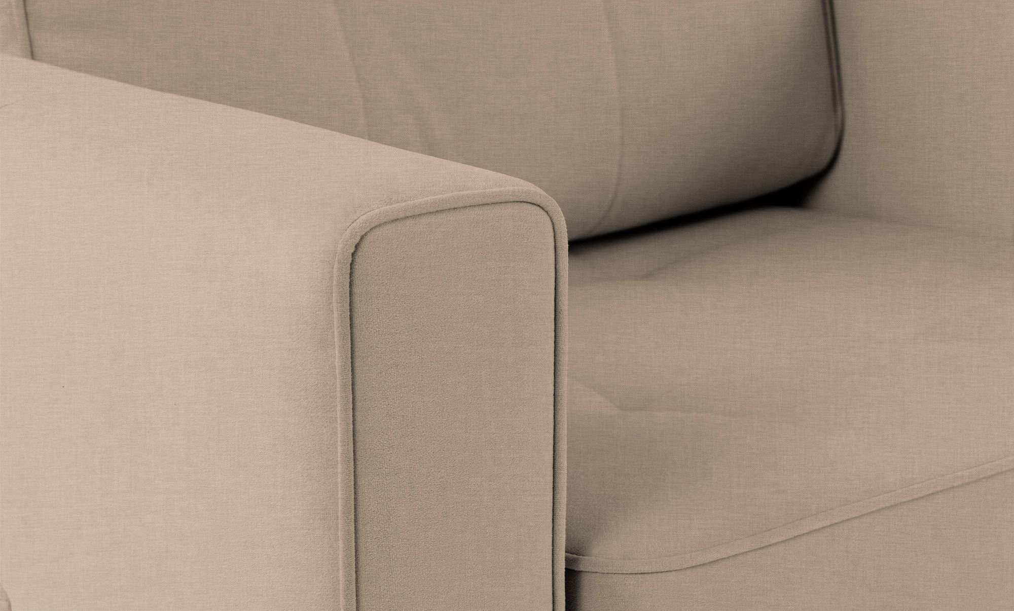 Кресло -кровать Amani Pro, ткань Lidot beige (подлокотник: 15 см) — купить в Озерце