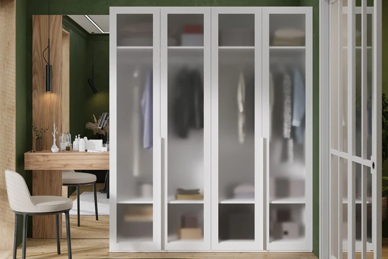 Спальный гарнитур Порто №4 ГН-393.004 (Яблоня Беллуно/Белый) - купить в Озерце