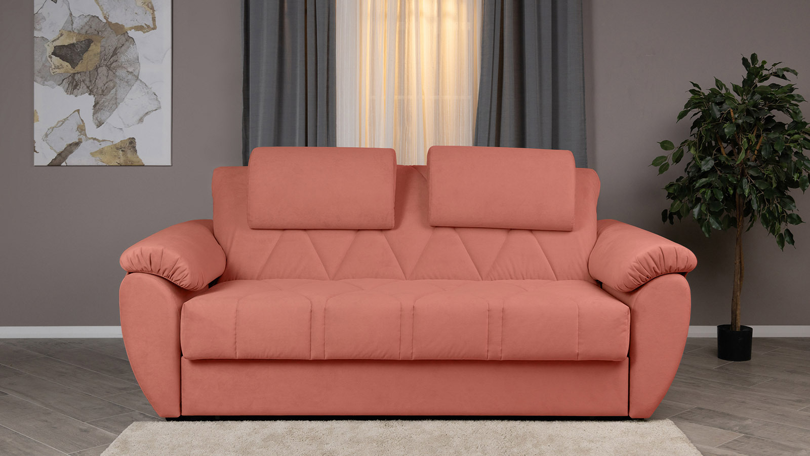 Диван Antares Pro Casanova Marsala с коробом для белья 140x215 средней жесткости 116x185 — купить в Озерце