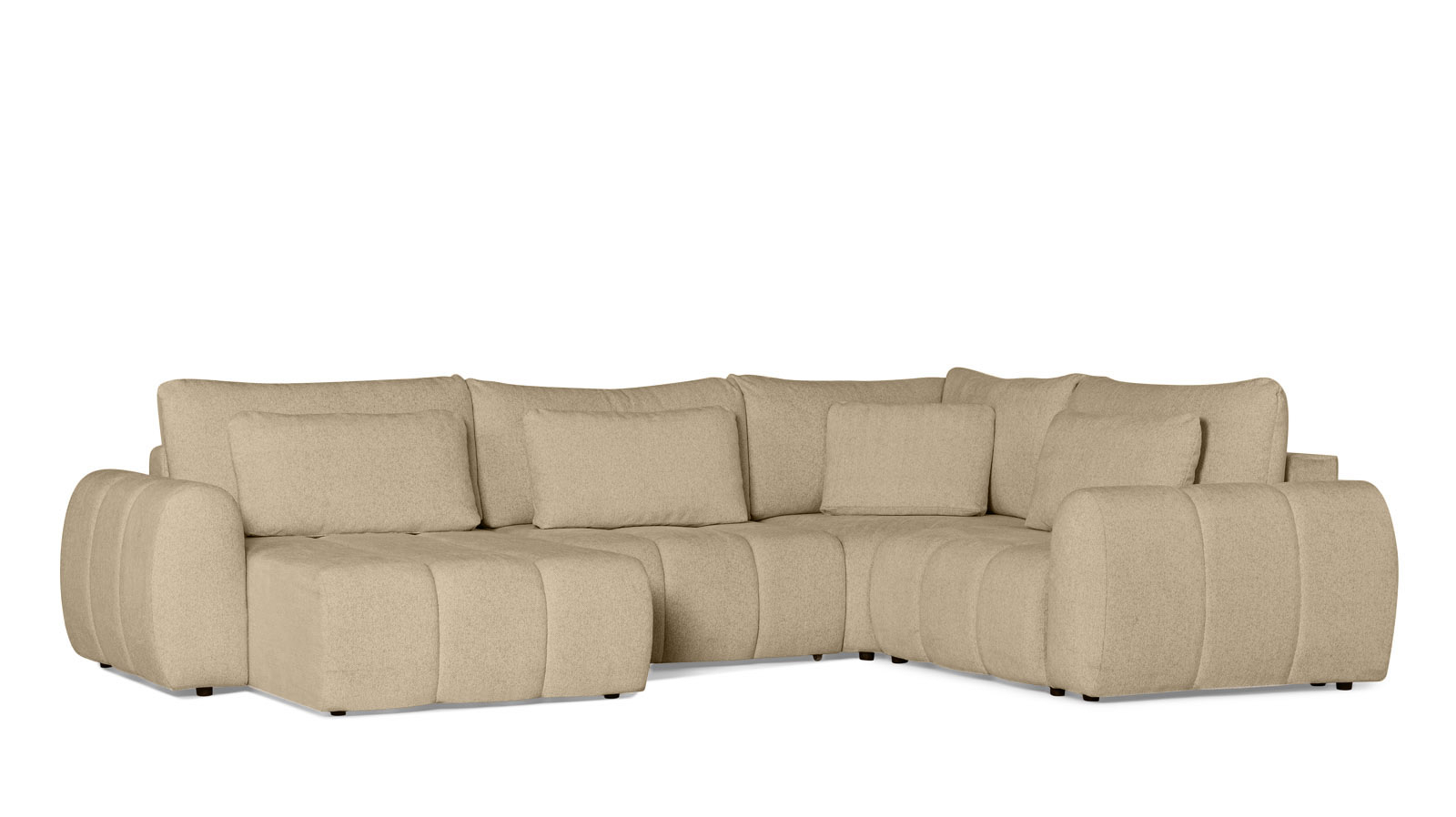 Диван -кровать П-образный Mellow-4 секц. ткань Raven 28 247x350 — купить в Озерце