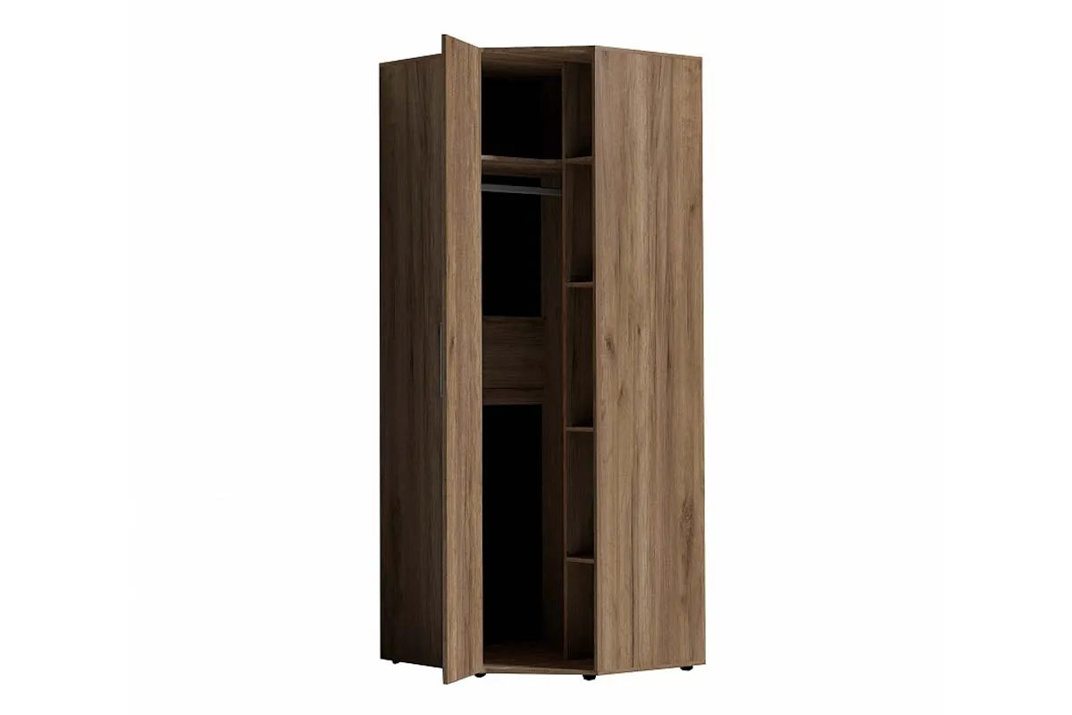 Монако 156 Шкаф угловой Дуб табачный Craft в мебель-центре Озерцо