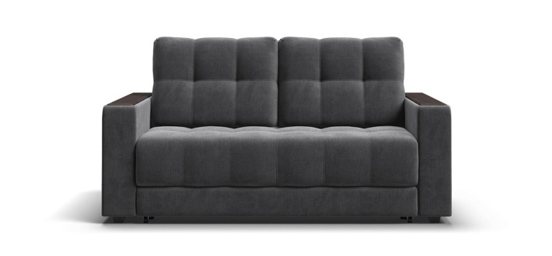 Босс Маркет двухместный диван Велюр Монолит серый — купить в Озерце